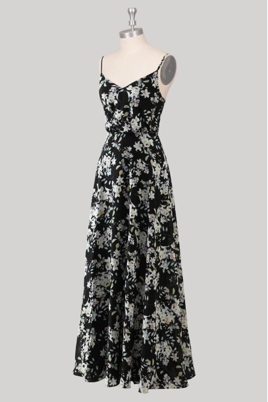 Custom Made Chiffon Evening Gown
